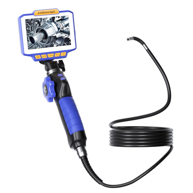 4.3inch Handheld 360 Degree Steering Industrial Borescope 1080P 8.5mm
